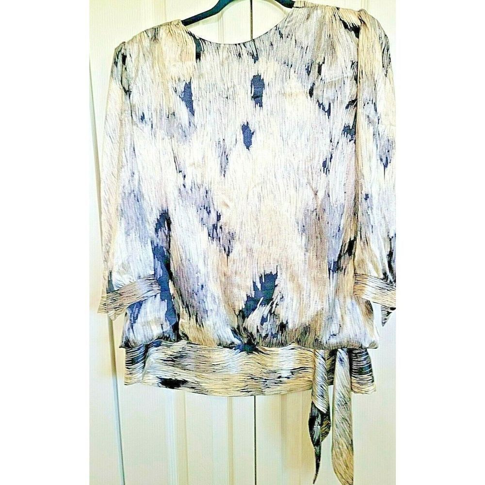 Lady Carol 12 New York Women's Blouse Size 12 Long‎ Sleeve Vintage Union Made